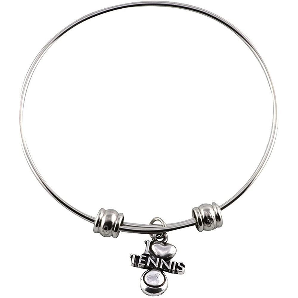 I Love Tennis Bangle Bracelet Jewelry 25$